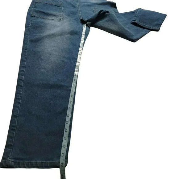 Soojun Vintage 90s Streetwear Large Stretch Denim Jean Overalls Blue Size M - Picture 9 of 12